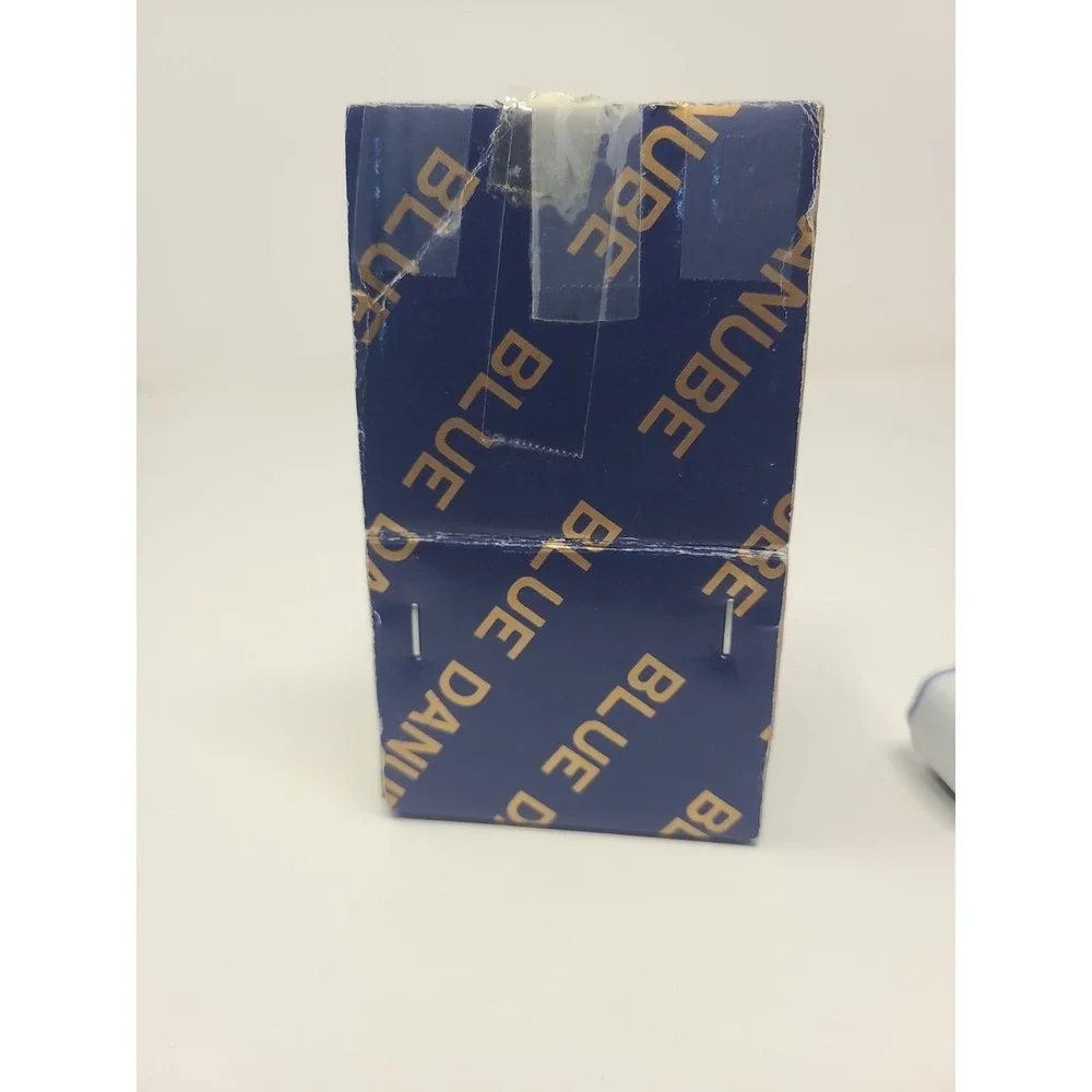 Vintage Blue Danube Onion Pattern Porcelain Napkin Rings Set of 4 Japan w/Box